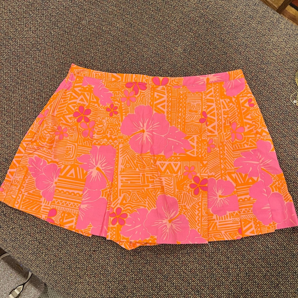 EUC vintage tiki skort